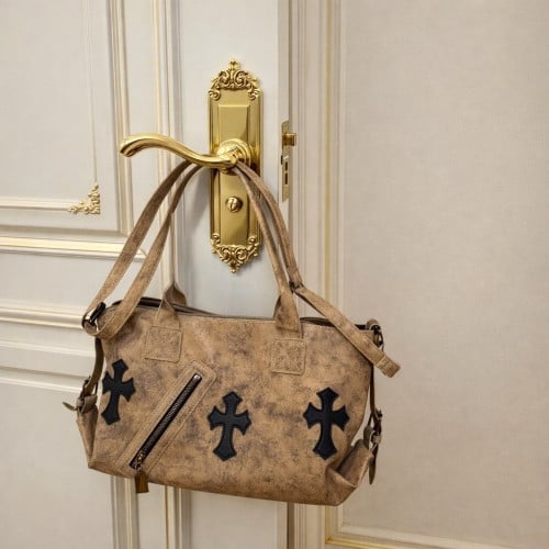 (110)크* 십자가 패치 더플백