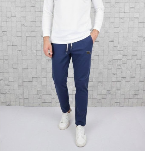 버 찡 로고 사계절 텐션 밴딩 면바지 201