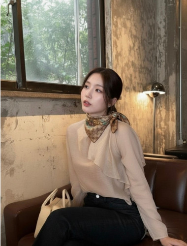 구V 홀스빗 플라워 스카프