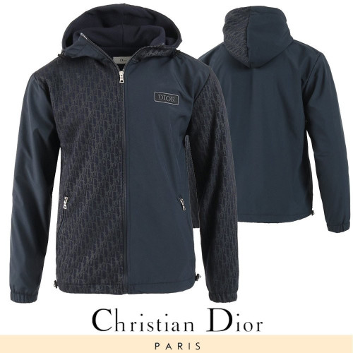 💕 디* 배색 전판 나염 바람막이