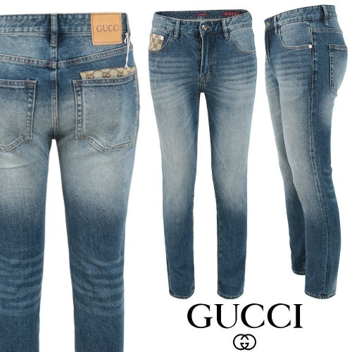 💕 구* 자가드 포켓 레어어드 슬림 일자진 ☆봄 신상☆