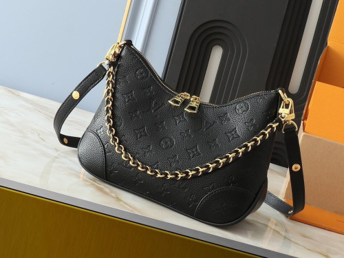 💕 루* 불로뉴 내추럴 호보 크로스백 ( 앙프렝뜨 블랙 )