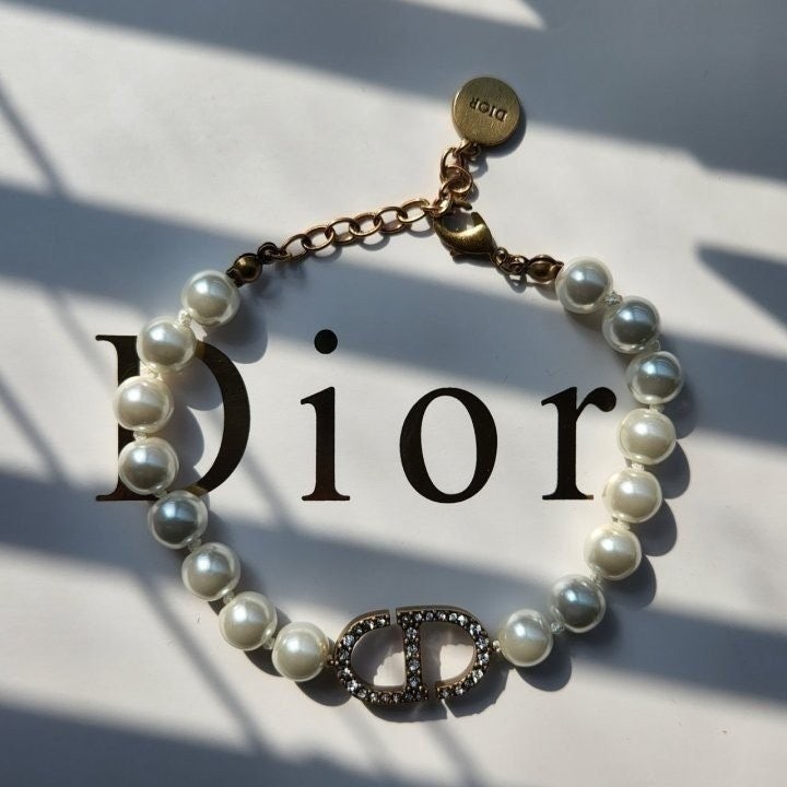 💕 [350번] 디* 몽테뉴 진주 CD 팔찌