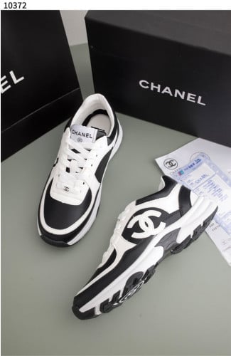 #샤넬 [Chanel] 샤넬 CHANEL 스니커즈 카프스킨 패브릭 블랙 신상입고💢 #신발 #10372