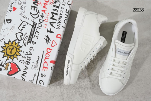 🔆 [Dolce&Gabbana] 돌체 앤 가바나 포르토피노 레더 스니커즈 🔆