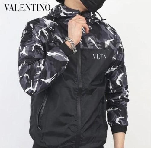 💕 발*** 밀리 레터링 후드배색 바람막이