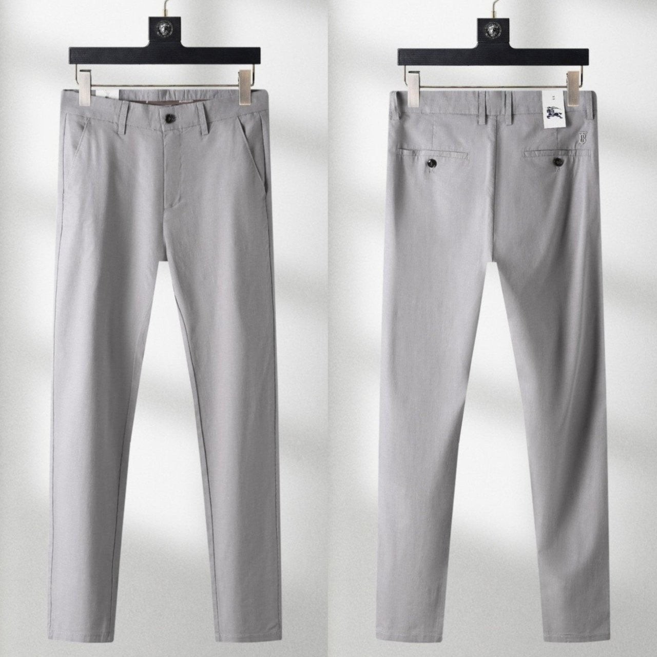 💕 버** 로고 자수 치노 스판 팬츠➡️수입최고급(봄제품)