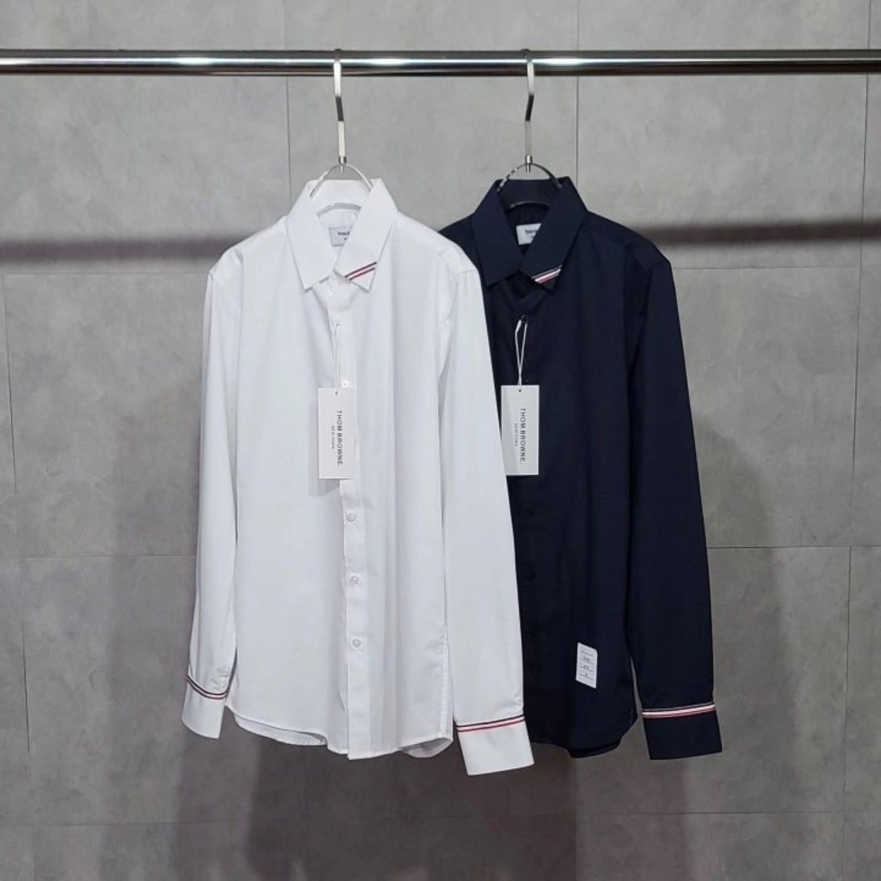 💕 톰* 카라라인 소매 삼선 셔츠