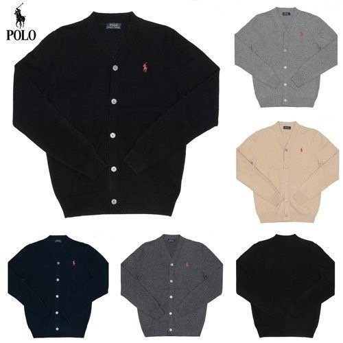 💕 폴* 레드포니 자수 베이직 가디건