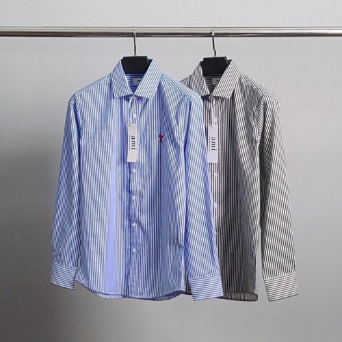 💕 아* 스몰하트자수 스트라이프 셔츠