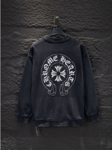 💕 크* 실리콘 비즈스티치 피그먼트 빈티지 워싱 맨투맨➡️수입최고급(남녀공용)