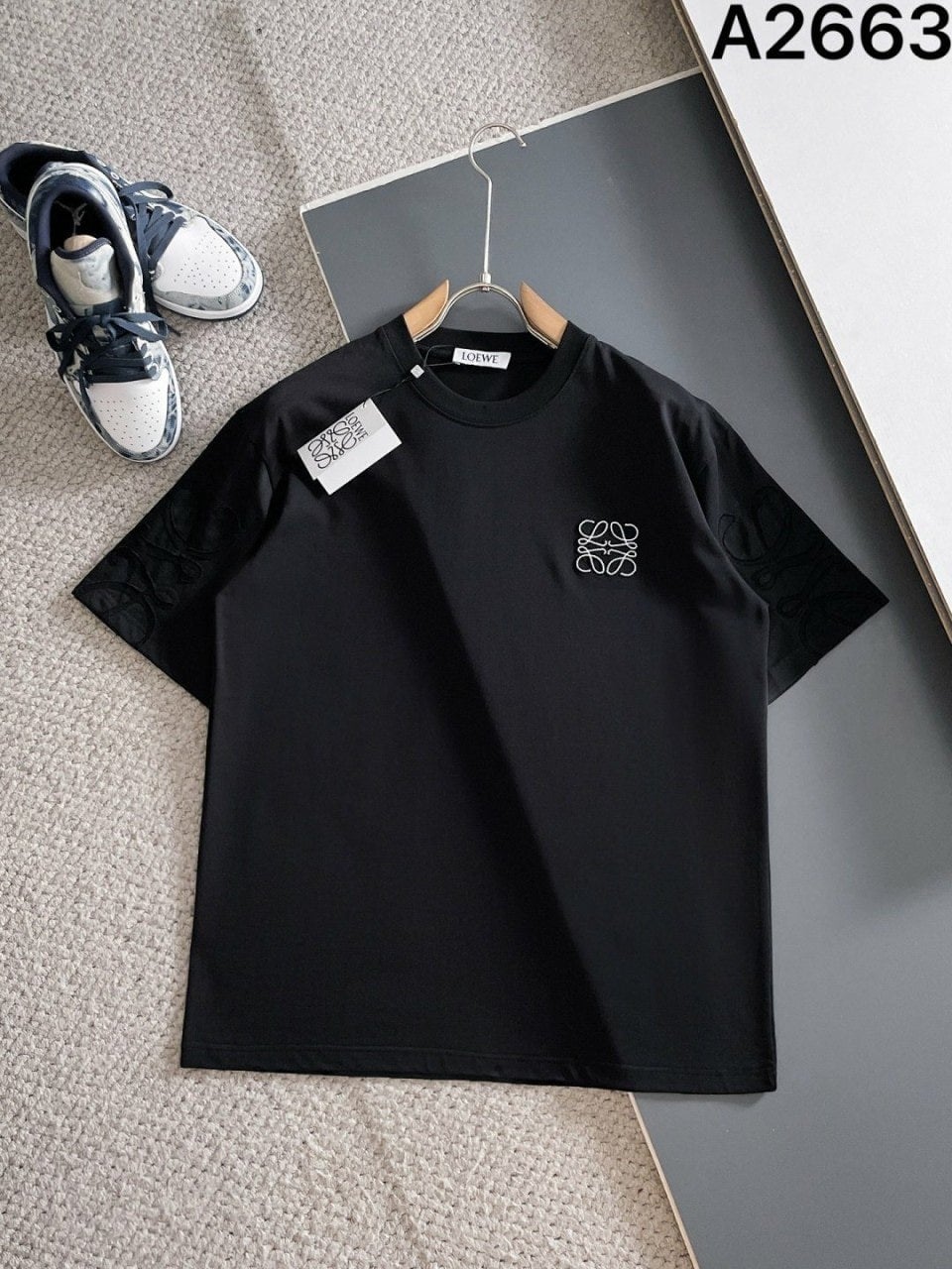 💕 로** 팔애너그램 자수로고 티셔츠