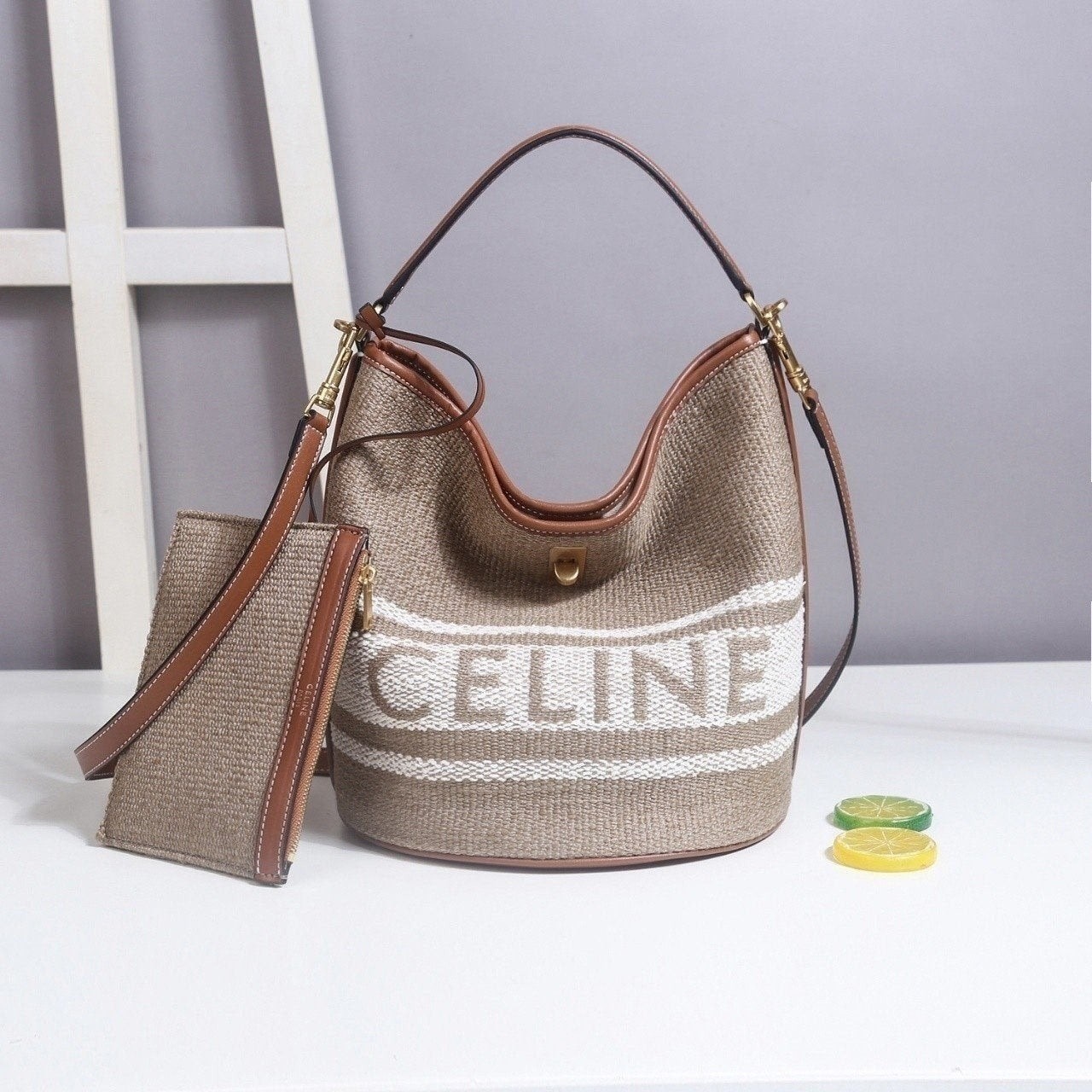 💕 셀** 라피아16 버킷백