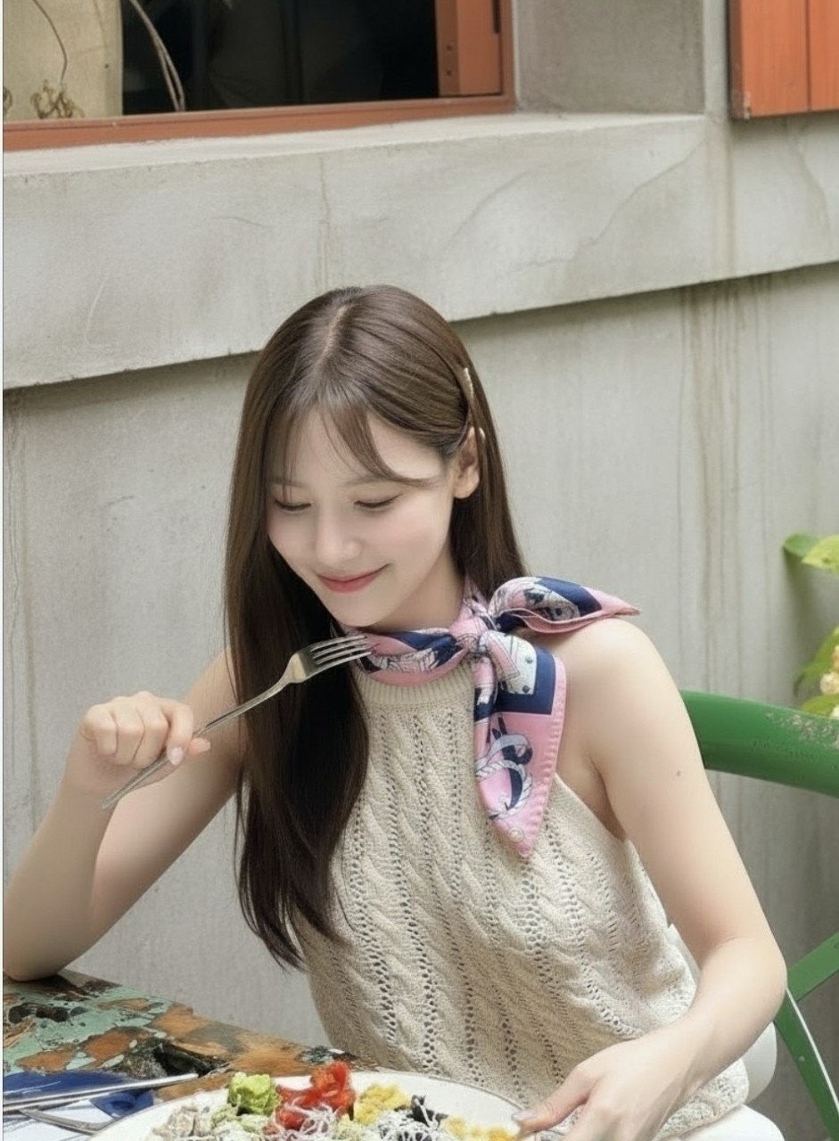 💕 에*** 핑크 세라페트 스카프