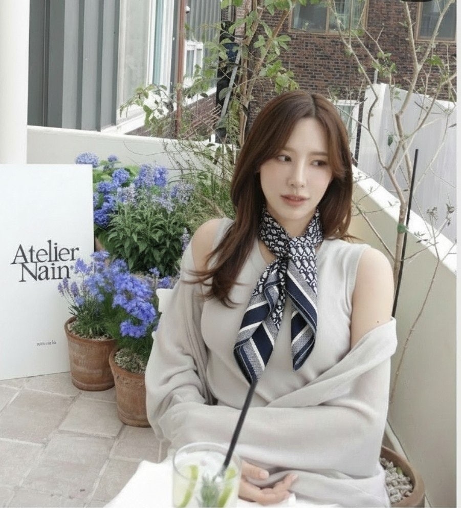 💕 디* 오블리크 스카프