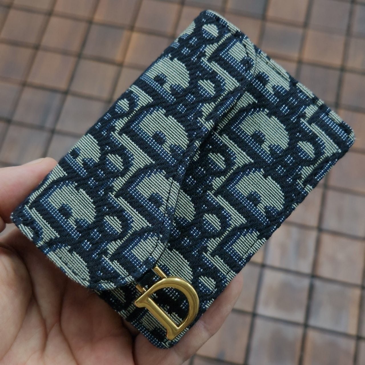 💕 [125번] 디* 오블리크 새들 플랩 카드지갑