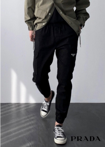 💕 프** 로고 워싱 프렌치 카고 조거 팬츠