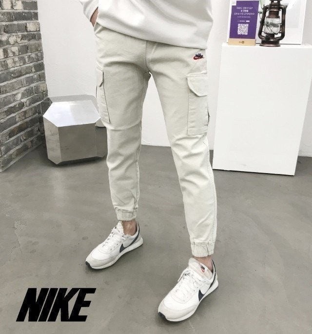 💕 나** 올드로고 입체카고 조거팬츠