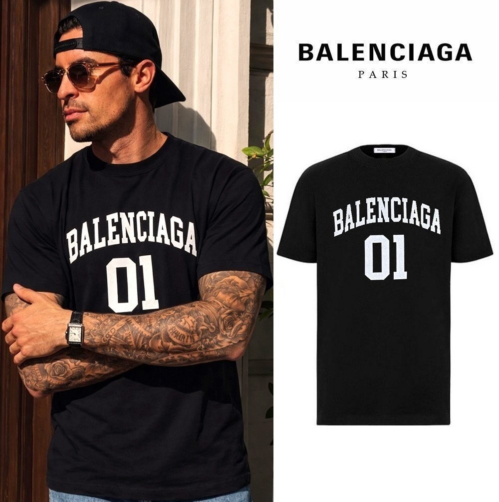 ⚪▫️ ba*enci*ga new 01 Logo T-SHIRT ▫️⚪
