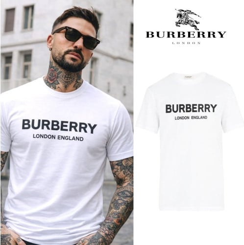 ◽▫️ 2026 S/S 버♡리 런던.잉글랜드 프린팅 T-Shilt ⚪