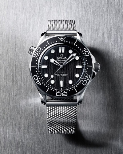 오메* 코액시얼 마스터 다이버300M 블랙