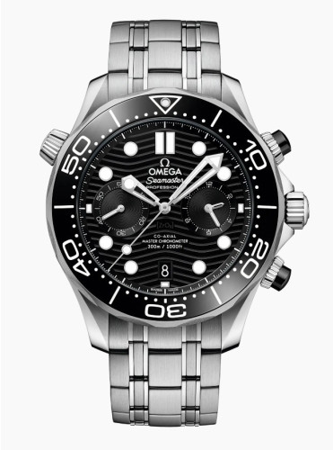 오*메가 코액시얼 씨마스터 다이버300M 블랙다이얼