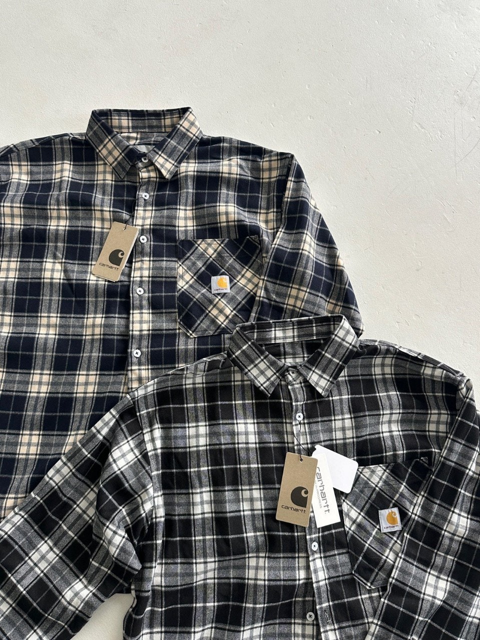 (111)칼하트 플란넬 체크 셔츠