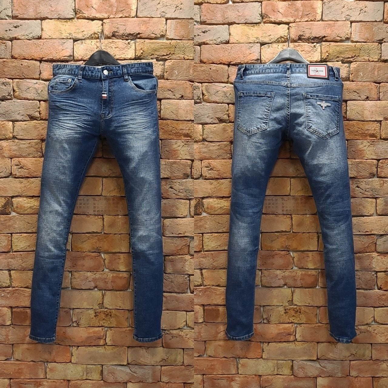 톰 163 돛단배패치 메탈로고 삼선 미니탭 270