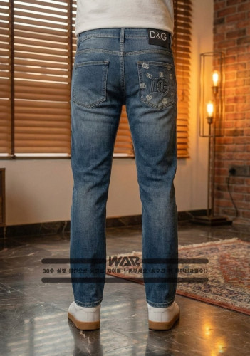 #청바지 [DOLCE.&GABBANA DG 불박 로고 청바지 ] (min 028763)