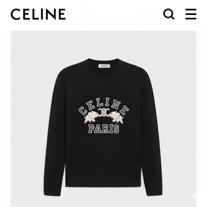 💕 셀** 엘리펀트 로고 긴팔 티셔츠