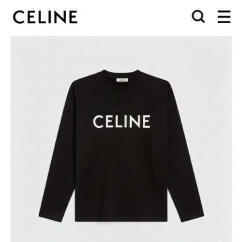 💕 셀** 베이직 로고 긴팔 티셔츠