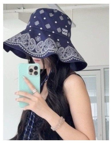 💕 미*** 반다나 프린트 버킷햇 ✔수입