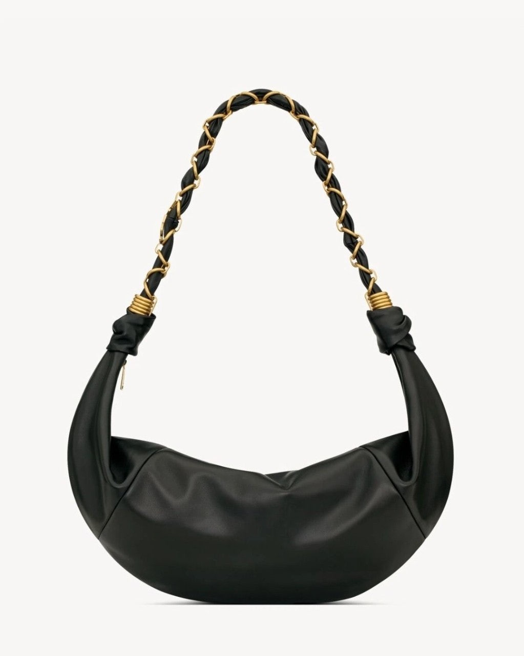 💕 생** 램스킨 소재 AMALIA 호보 백 블랙 ❤풀박스❤️