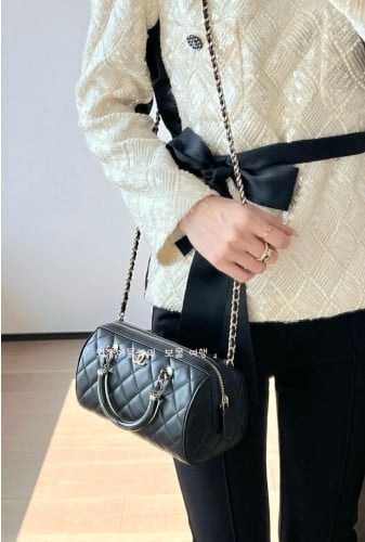 💕 샤* 고급 AP4411 25크루즈 램스킨 탑핸들 미니 볼링백