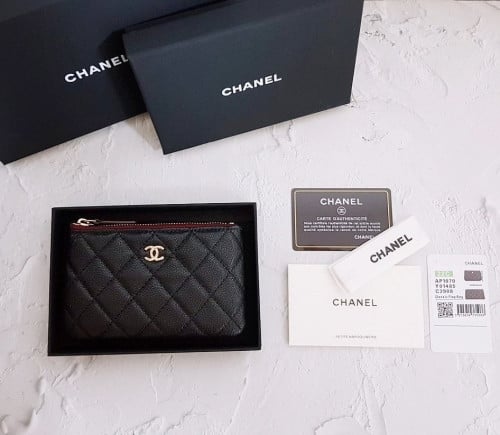 💕 샤* 고급 박스 캐비어 미니클러치 금장