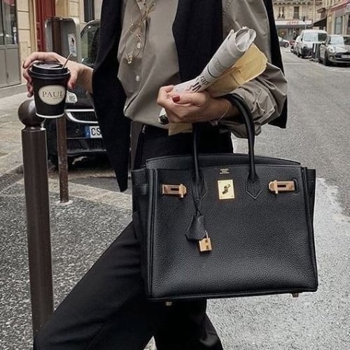 💕 에*** 고급 버킨백 35 블랙 금장