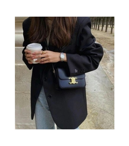 💕 셀** 고급 틴 샤이니 카프스킨 트니옹프백 스몰