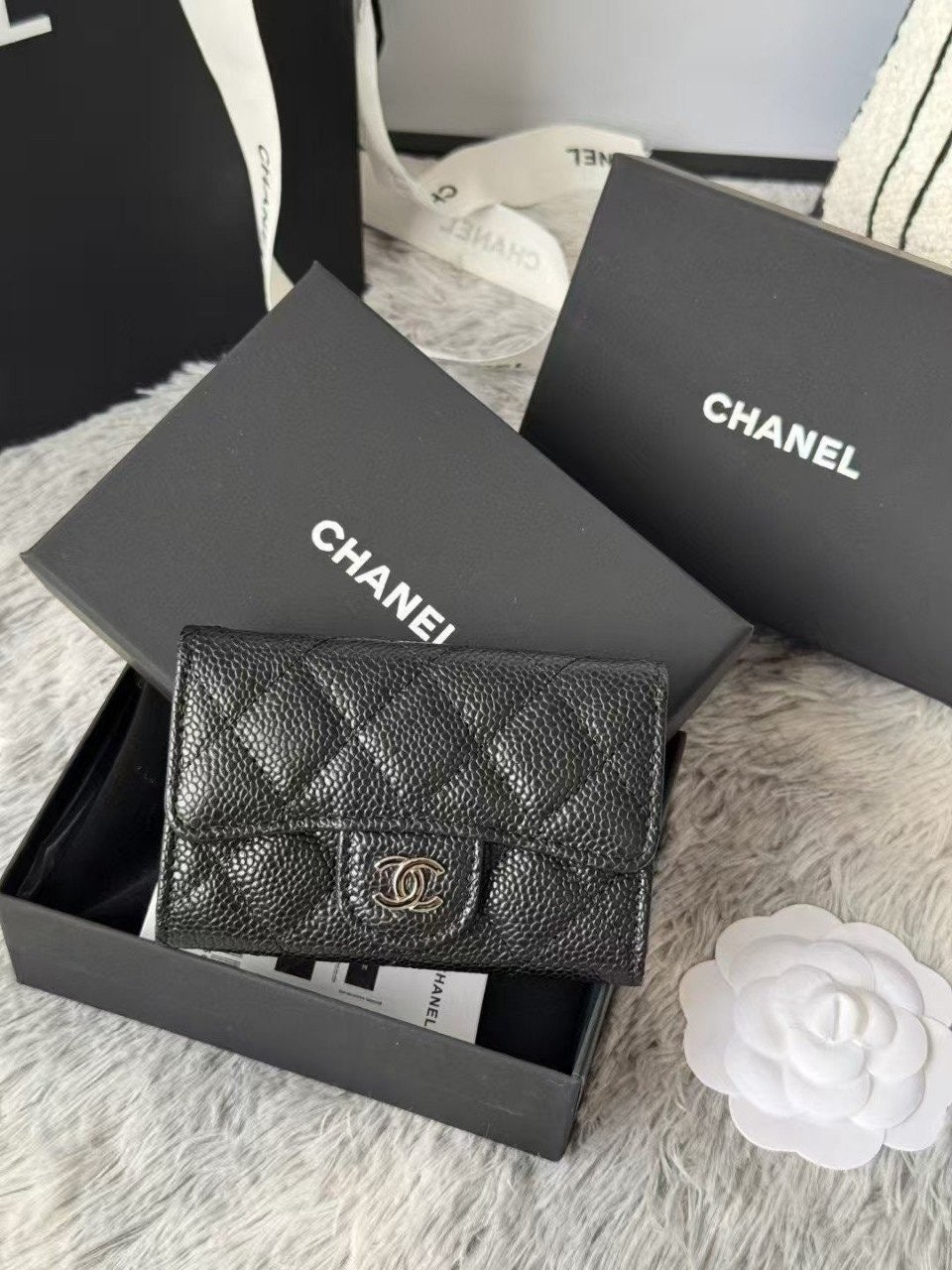 💕 샤* 플랩 카드 지갑 ✔수입 미러