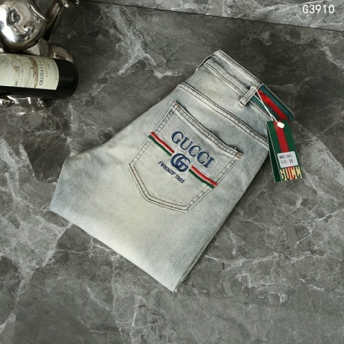 삼선포인트 데님 팬츠 GU-3271