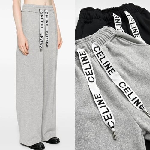 여성 스트링로고 와이드팬츠 CEL-990