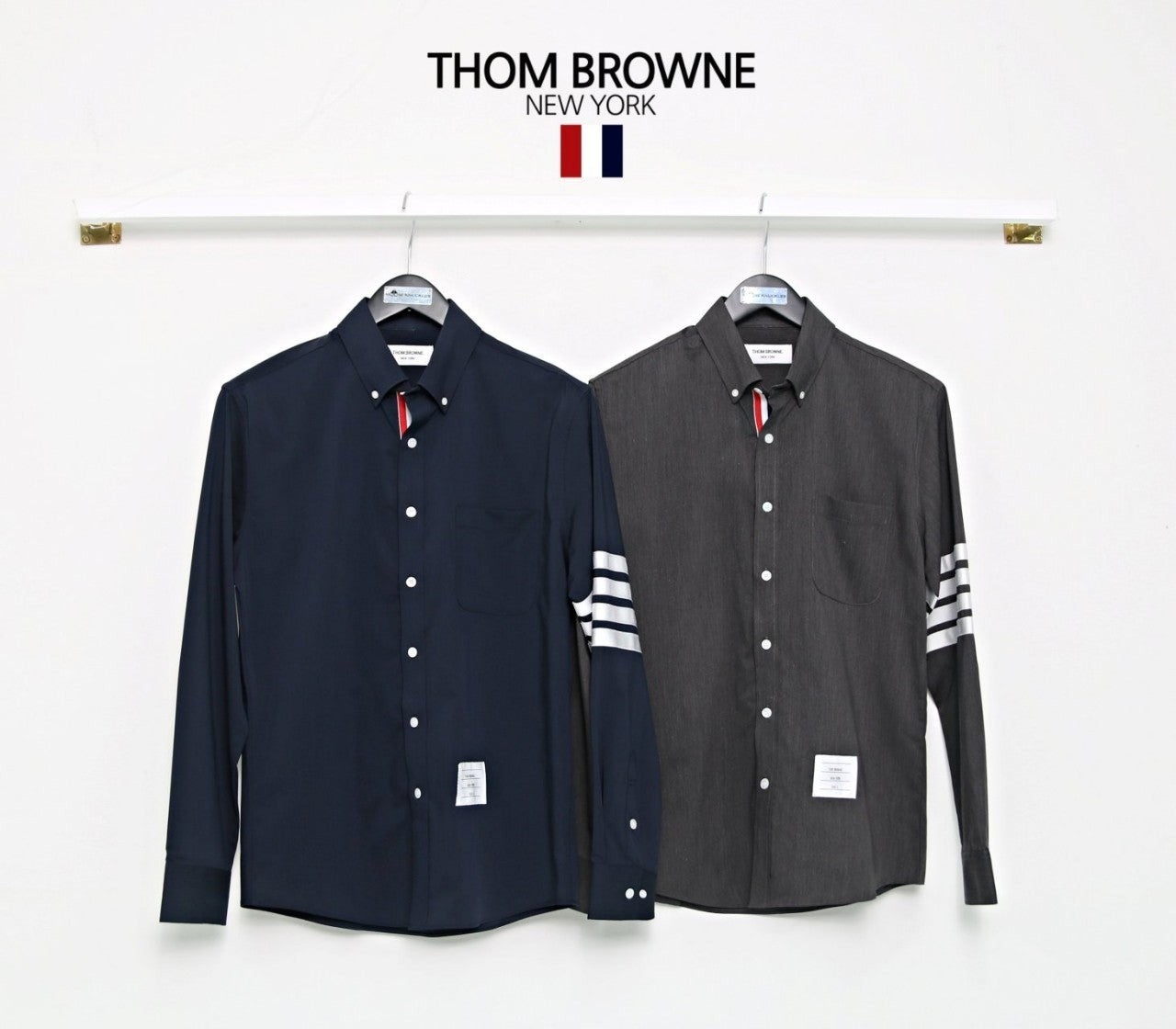 사선완장 베이직 셔츠 TM-3839