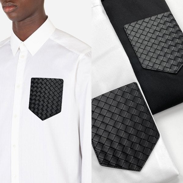 레더포켓 솔리드셔츠 BV-610