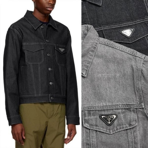 플레이트 데님자켓 PR-3302