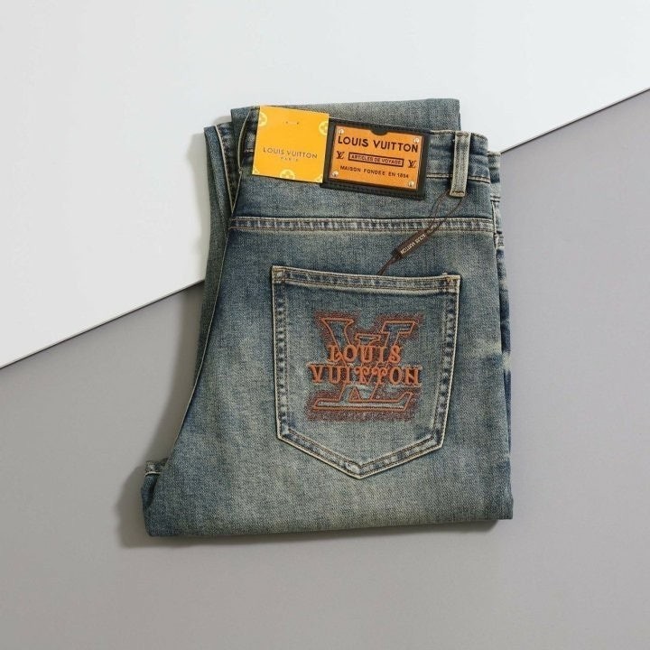 오렌지탭 스판 데님 팬츠 LOU-2287