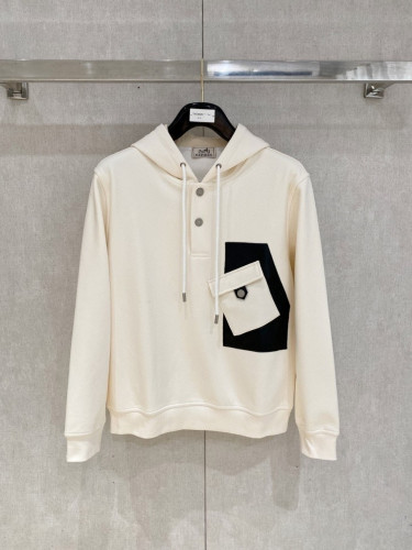 투버튼 포켓후드(기모) 아이보리 HE-1205