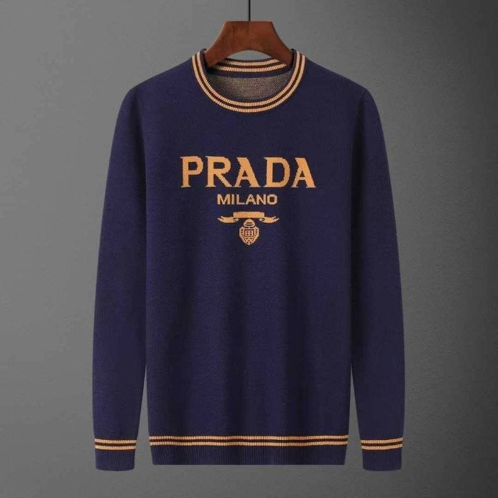 인타르시아 로고 스웨터 PR-3711