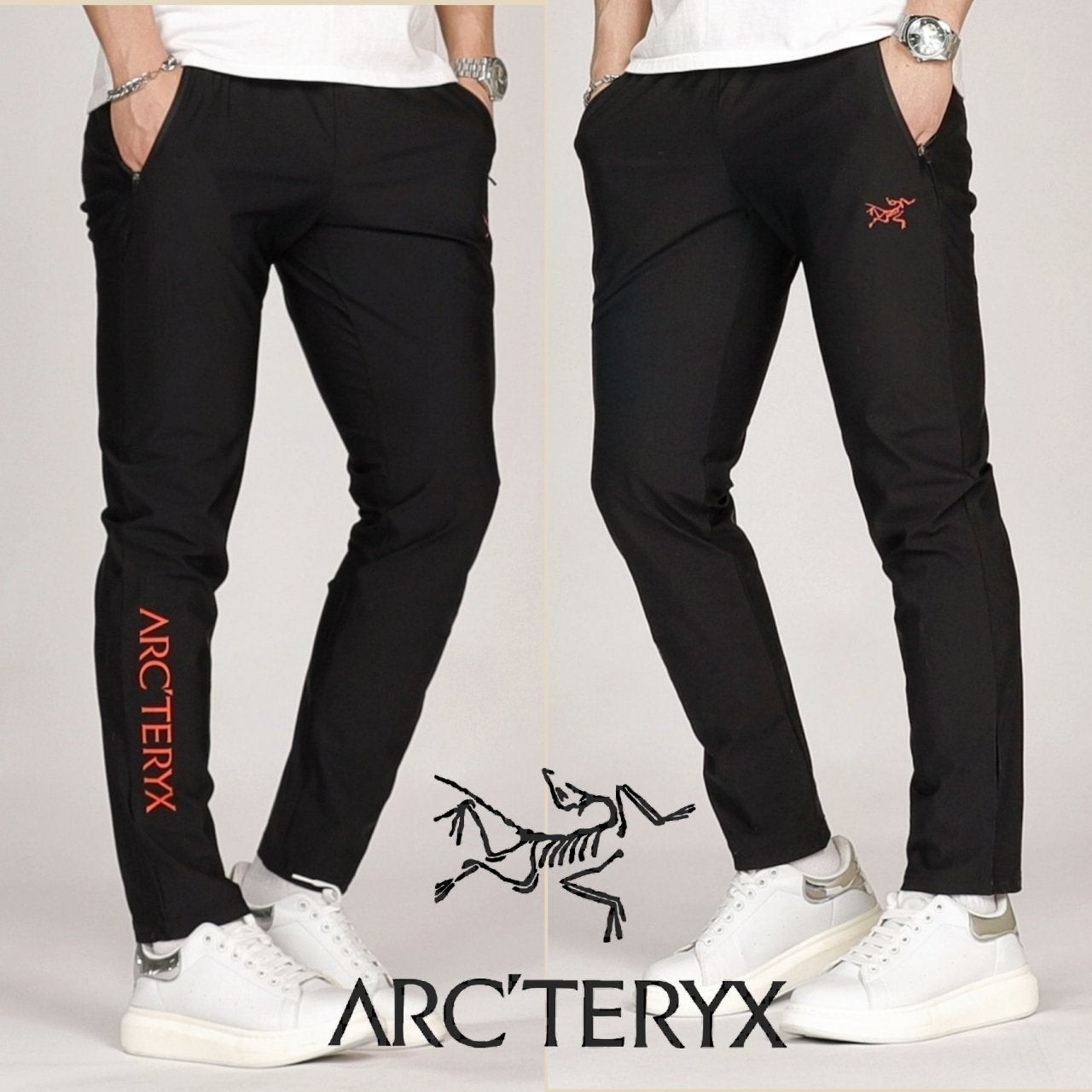 레드 스판 트레이닝바지 (P-9663)