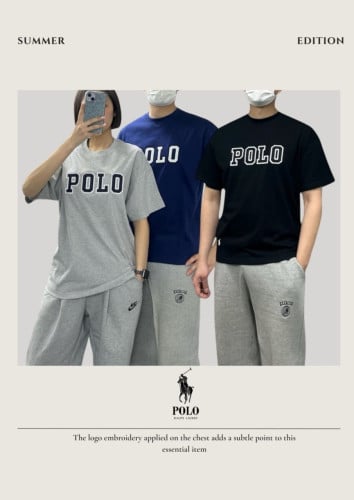 빅로고 반팔티 (P-9725)