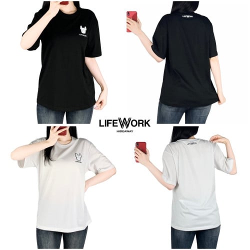 실리콘 와펜 반팔티 (P-9747)