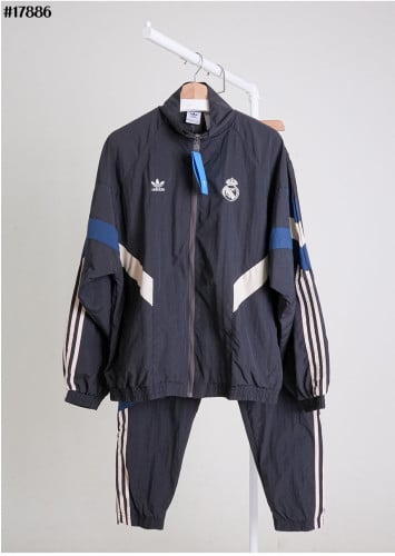🔆 [ADIDAS] 아디다스 X 레알 마드리드 24/25 라이프스타일러 앤섬 트랙 탑 & 트랙 팬츠 셋 🔆